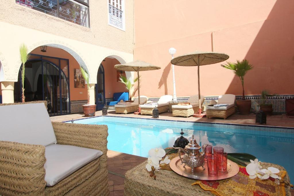 La Villa Bleue Marrakesh Rom bilde